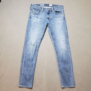AG the Nolan Relaxed slim Jeans Distressed Size 29 regular